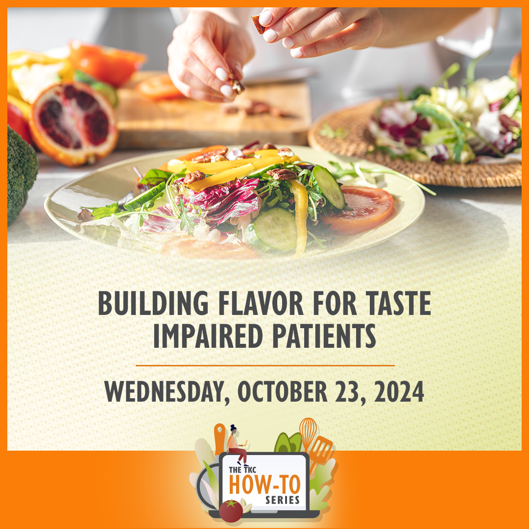 Building Flavor for Taste Impaired Patients | October 23, 2024